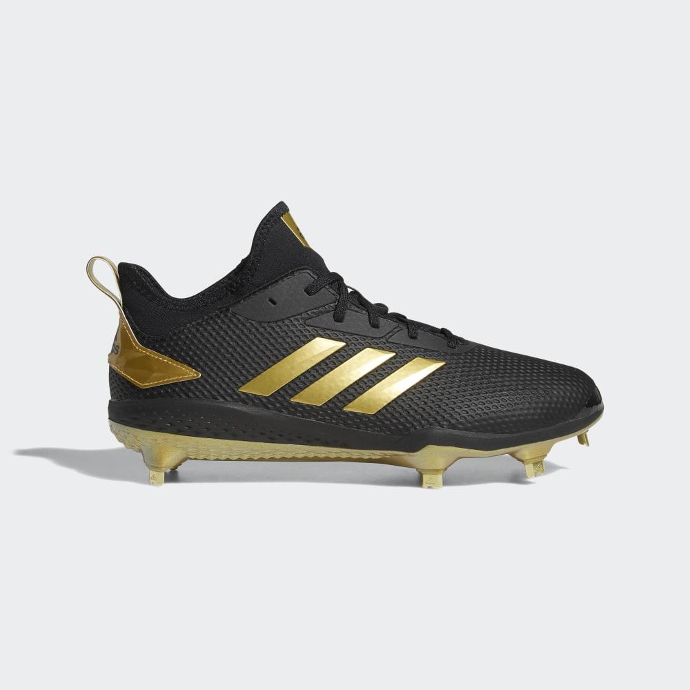 Adidas Men's Adizero Afterburner V Baseball Cleats Black/Gold Metal Ireland CG5223